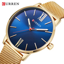 CURREN 8238 Top Brand Mens Watches Luxury Quartz Casual Watch Men Stainless Steel Mesh Clock relogio masculino  Drop Shipping